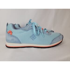 Columbia Women's Storm Athletic Trail Running Shoe Blue Orange Sz 8.5